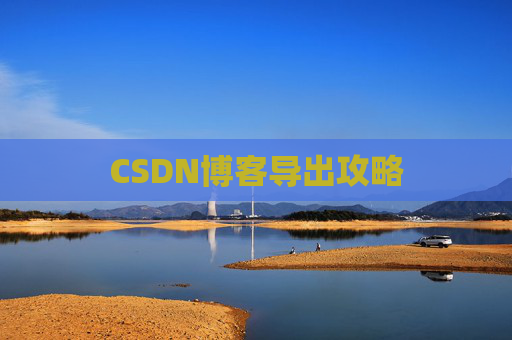 CSDN博客导出攻略